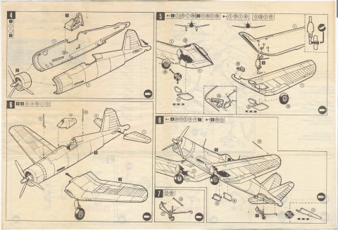 Коробка «ракушка» FROG F243F Vought F4U Corsair, Rovex Models&Hobbies 1976